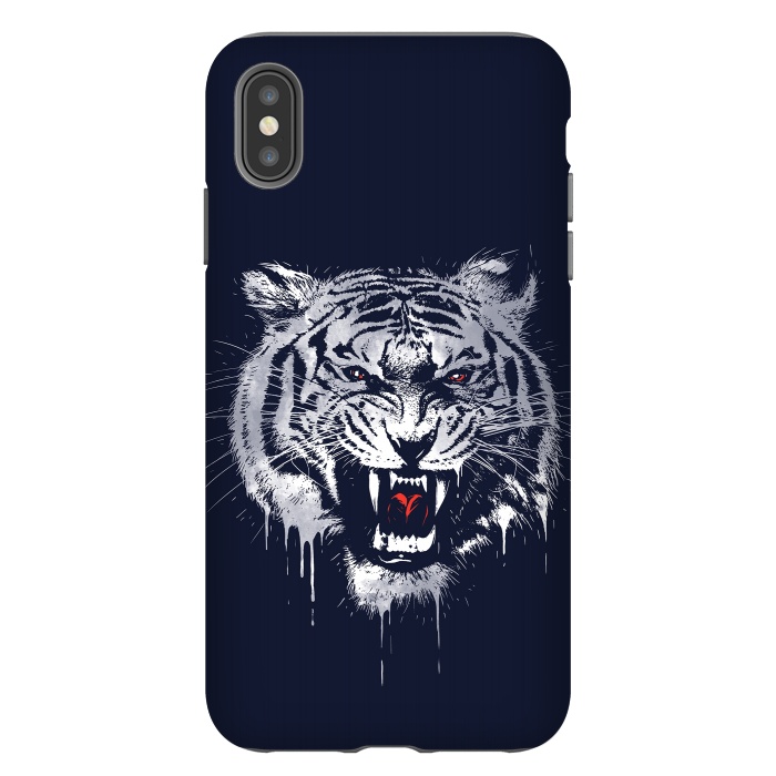 iPhone Xs Max StrongFit Melting Tiger by Steven Toang