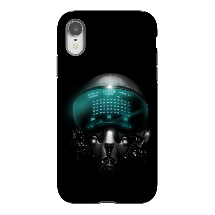 iPhone Xr StrongFit Space Invasion by Steven Toang