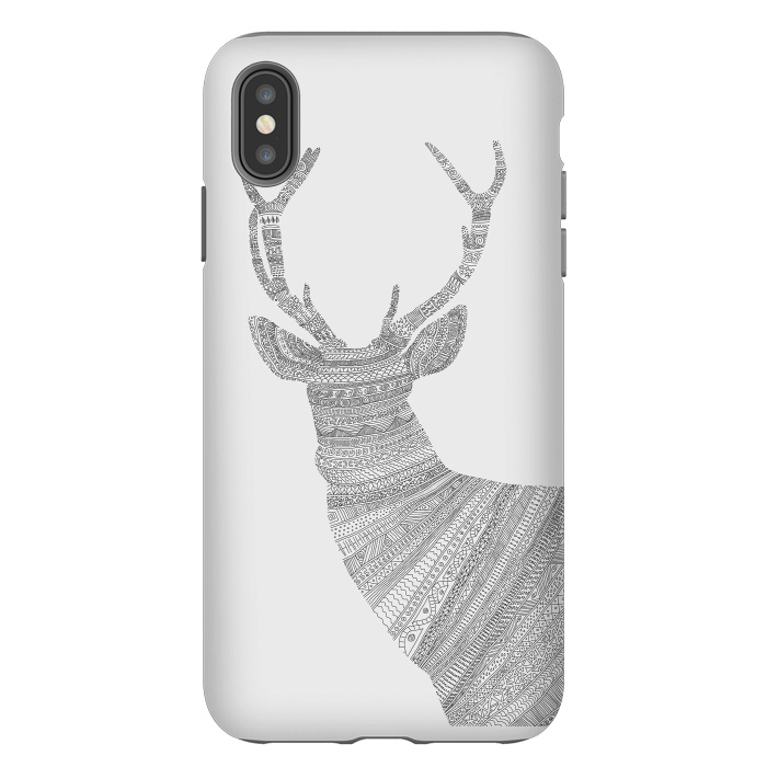 Stag Grey Poster grey
