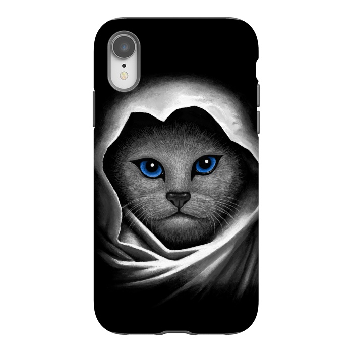 iPhone Xr StrongFit Blue Eyes by Tummeow