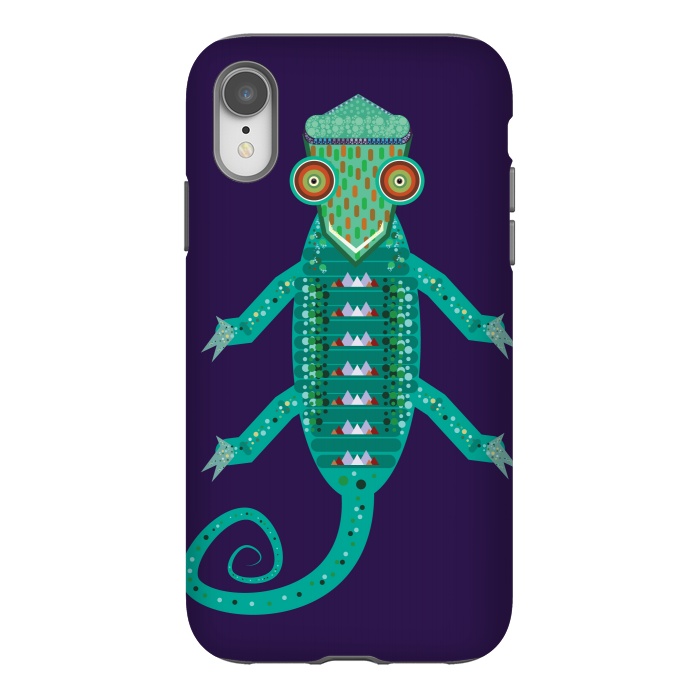 iPhone Xr StrongFit chameleon by Parag K