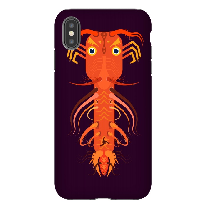 iPhone Xs Max StrongFit Prawn by Parag K