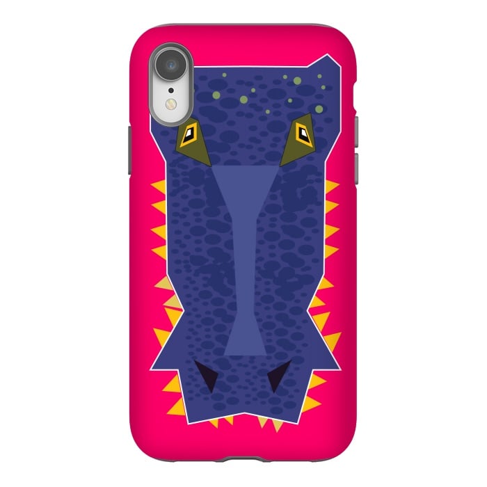 iPhone Xr StrongFit Crocodile by Parag K