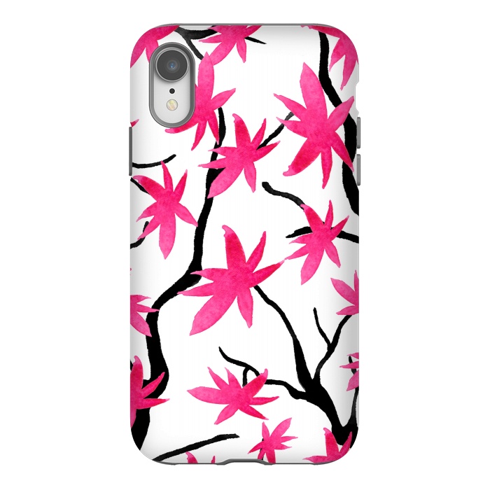 iPhone Xr StrongFit Pink Blossoms by Amaya Brydon