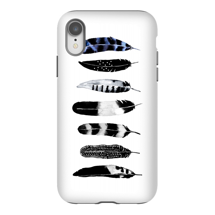 iPhone Xr StrongFit Feather Tribe by Amaya Brydon