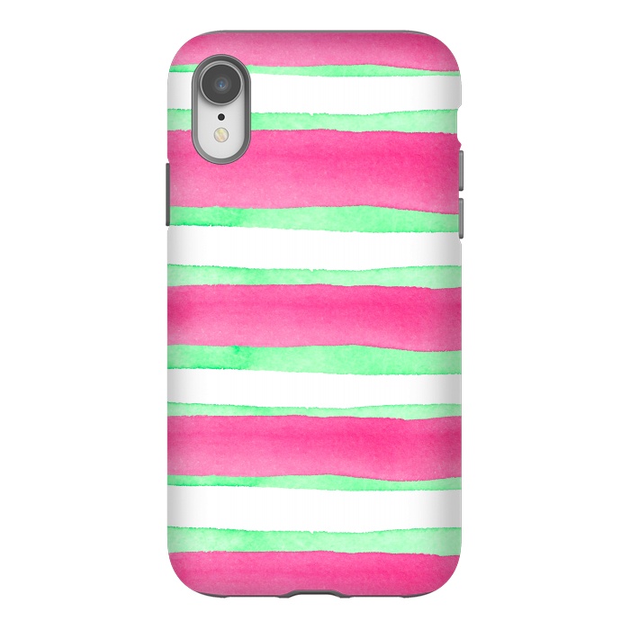 iPhone Xr StrongFit Peppermint Candy by Amaya Brydon