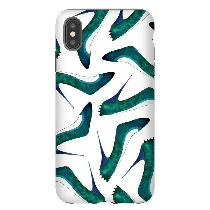 iPhone Xs Max StrongFit Green With Envy by Amaya Brydon