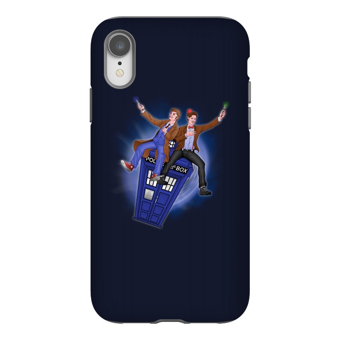 iPhone Xr StrongFit THE DOCTOR'S TIMEY-WIMEY ADVENTURE by SKULLPY