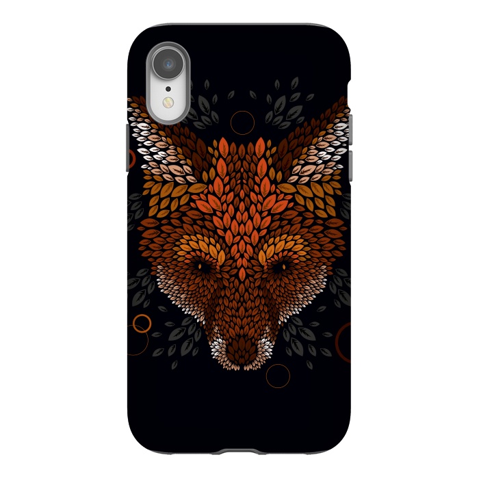 iPhone Xr StrongFit Fox Face by Q-Artwork