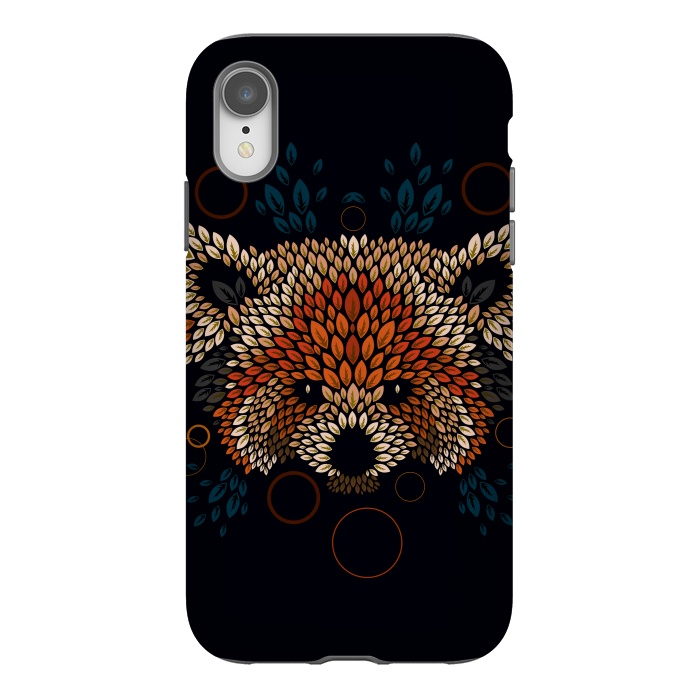 iPhone Xr StrongFit Red Panda Face by Q-Artwork