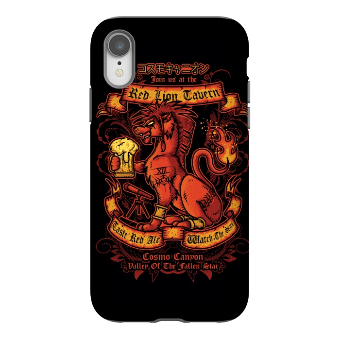 iPhone Xr StrongFit Red Lion Tavern by Q-Artwork