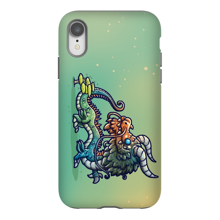 iPhone Xr StrongFit Cute Chinese Dragon by Q-Artwork