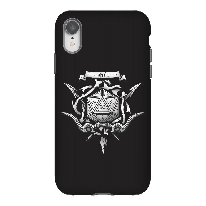 iPhone Xr StrongFit Elf Crest by Q-Artwork