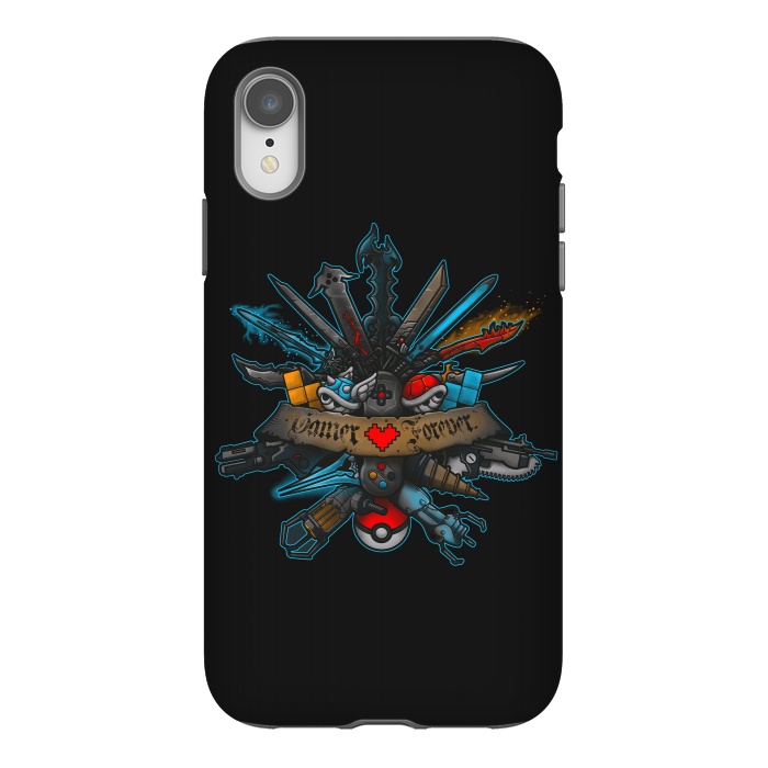 iPhone Xr StrongFit Gamer Forever by Q-Artwork