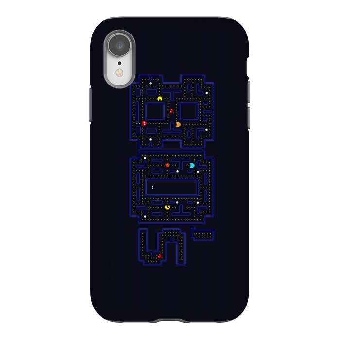 iPhone Xr StrongFit FEELING 80'S - PACMAN by SKULLPY