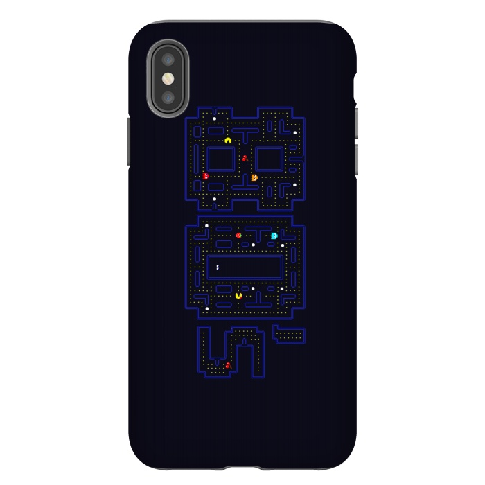 iPhone Xs Max StrongFit FEELING 80'S - PACMAN by SKULLPY