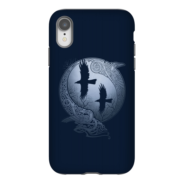 iPhone Xr StrongFit ODIN'S RAVENS by RAIDHO