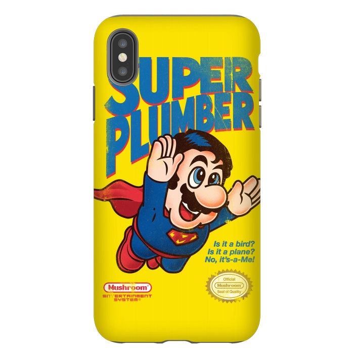 iPhone Xs Max StrongFit Super Plumber by Vó Maria