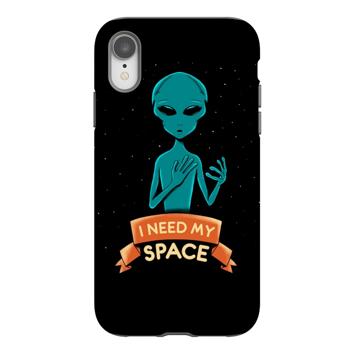 iPhone Xr StrongFit I need my space by Coffee Man