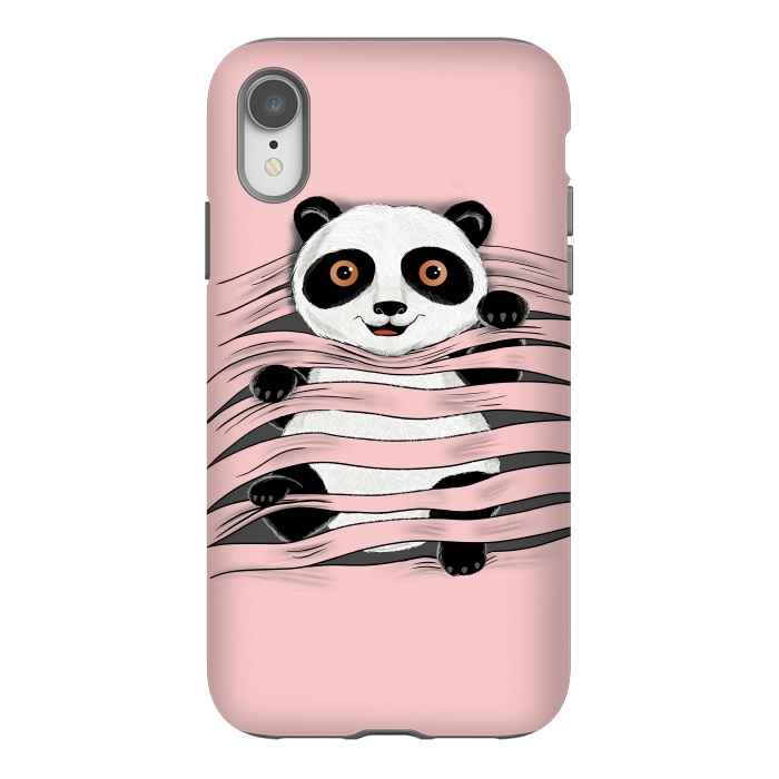 iPhone Xr StrongFit Little Panda by Coffee Man