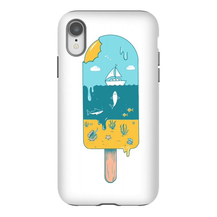 iPhone Xr StrongFit Melted Landscape by Coffee Man