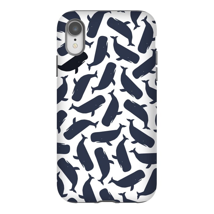 iPhone Xr StrongFit Whale Gale by Amaya Brydon
