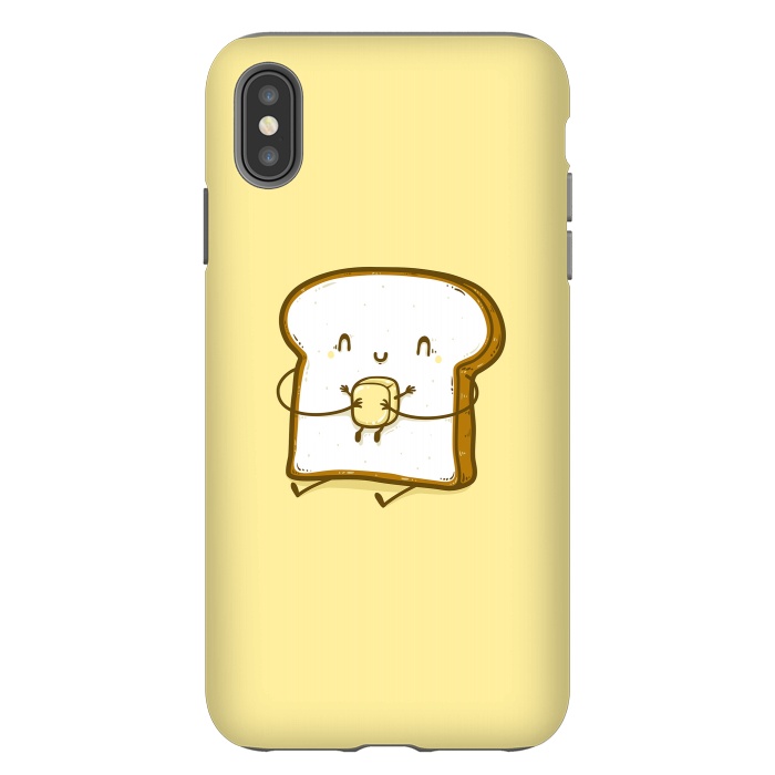 iPhone Xs Max StrongFit Bread & Butter by Xylo Riescent