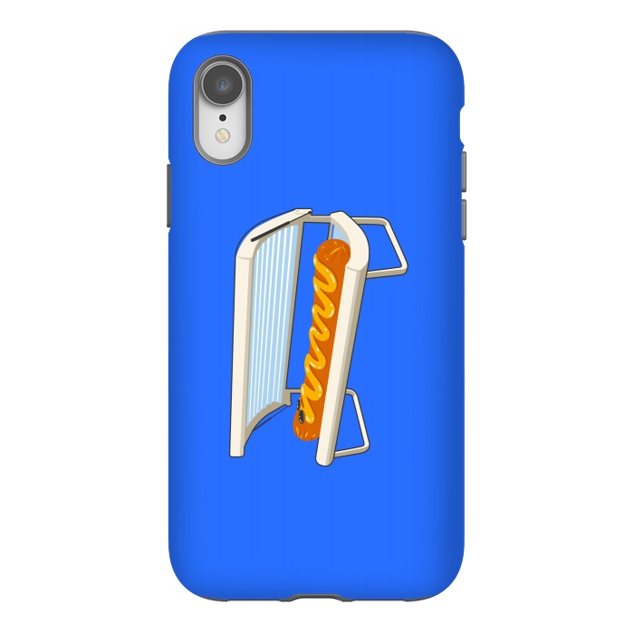 iPhone Xr StrongFit Hotdog by Xylo Riescent