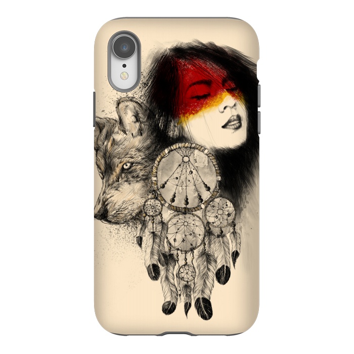iPhone Xr StrongFit Dream Catcher by Alwin Aves
