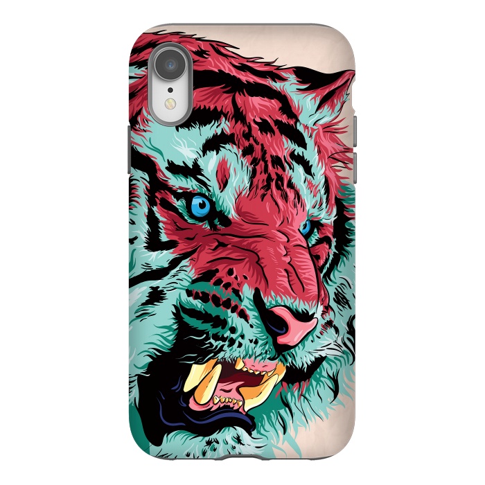 iPhone Xr StrongFit Tiger by Roland Banrévi