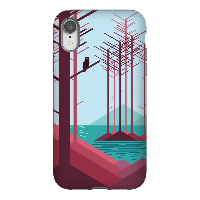 iPhone Xr StrongFit The guardian of the forest by Roland Banrévi