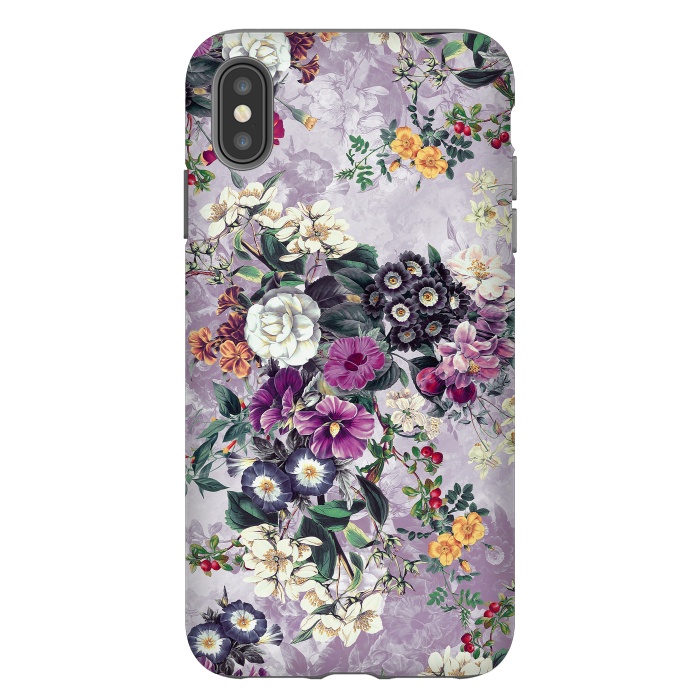 iPhone Xs Max StrongFit Floral Pattern by Riza Peker