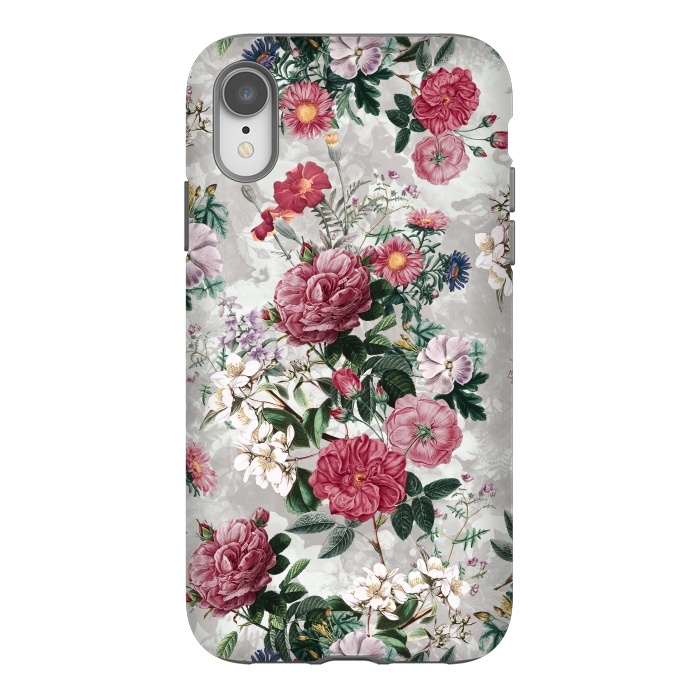 iPhone Xr StrongFit Floral Pattern III by Riza Peker