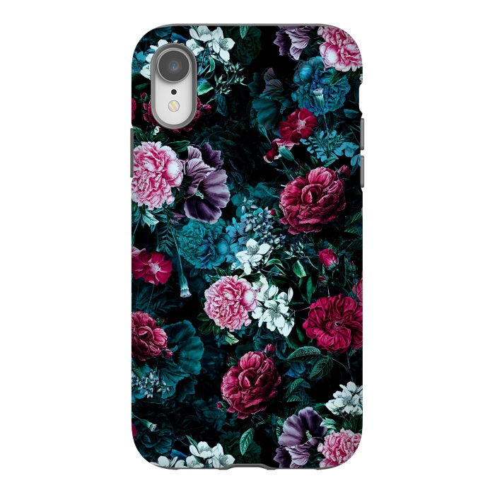 iPhone Xr StrongFit Floral Pattern IV by Riza Peker