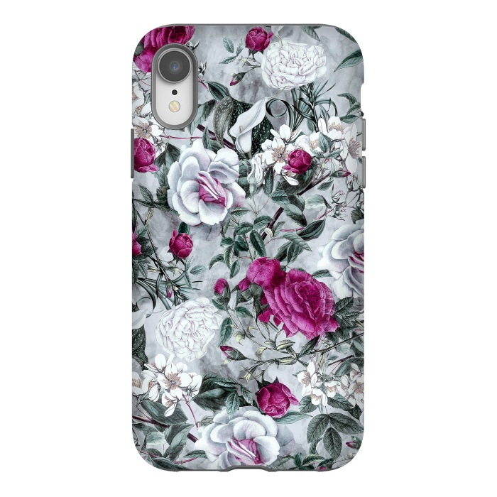 iPhone Xr StrongFit Floral Pattern V by Riza Peker