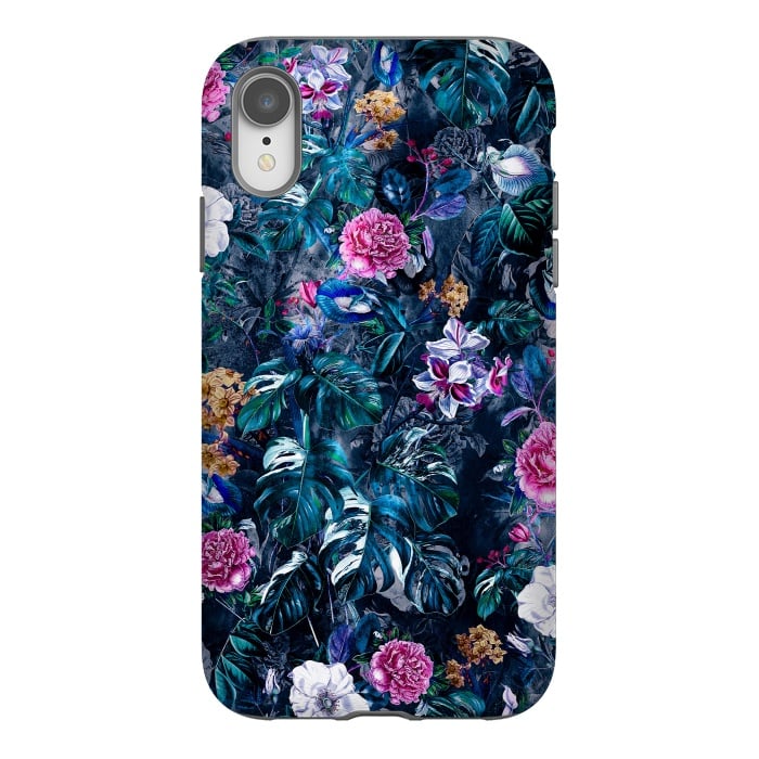 iPhone Xr StrongFit Floral Pattern VII by Riza Peker