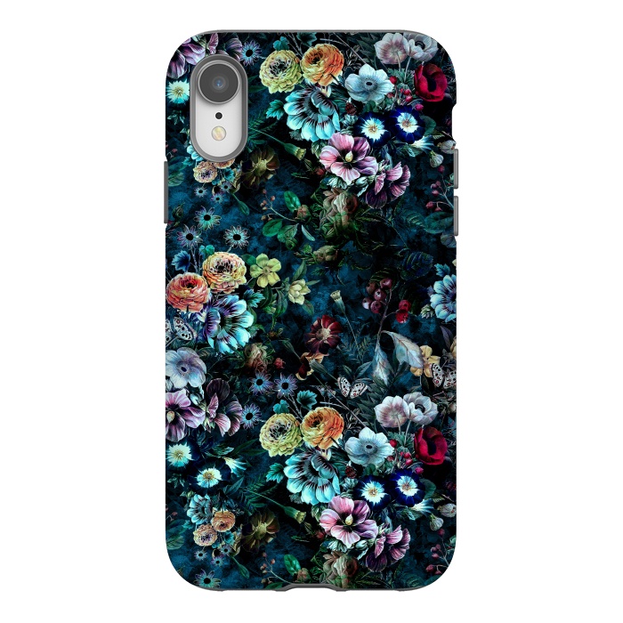 iPhone Xr StrongFit Floral Pattern VIII by Riza Peker