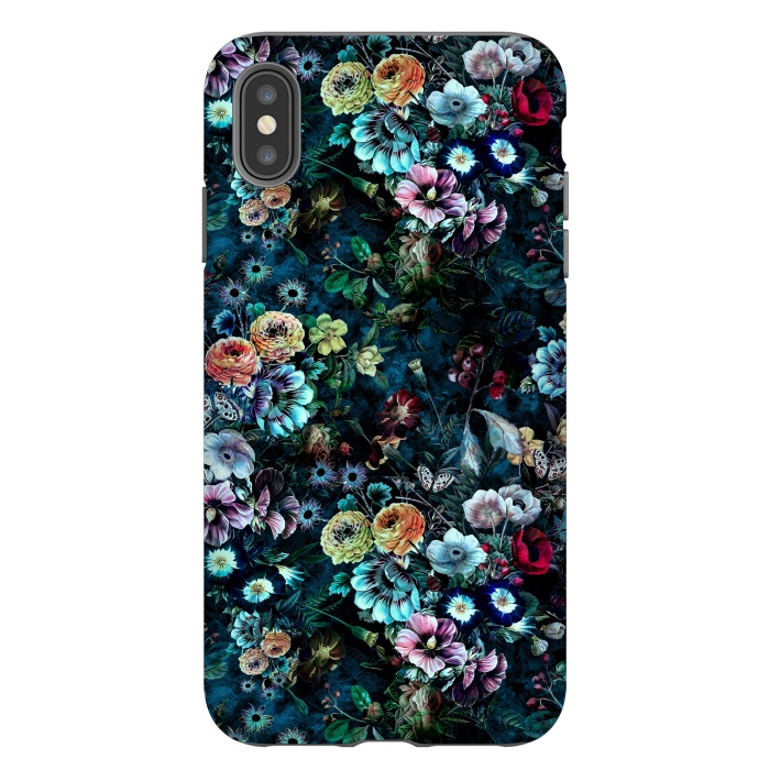 iPhone Xs Max StrongFit Floral Pattern VIII by Riza Peker