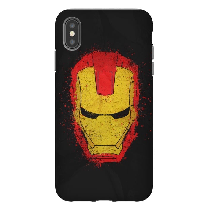 iPhone Xs Max StrongFit Iron Man splash by Sitchko