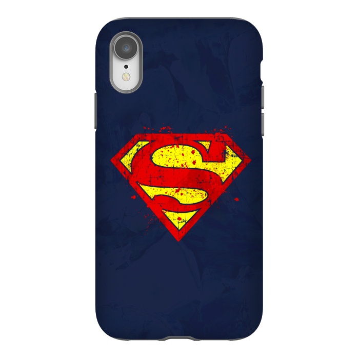 iPhone Xr StrongFit Super Man's Splash by Sitchko