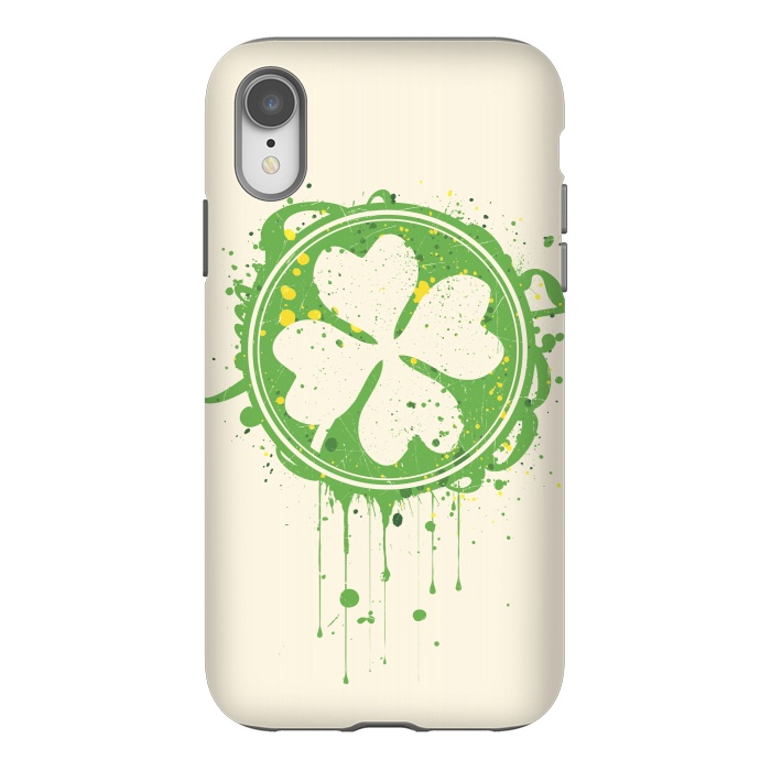 iPhone Xr StrongFit Patrick's clover by Sitchko