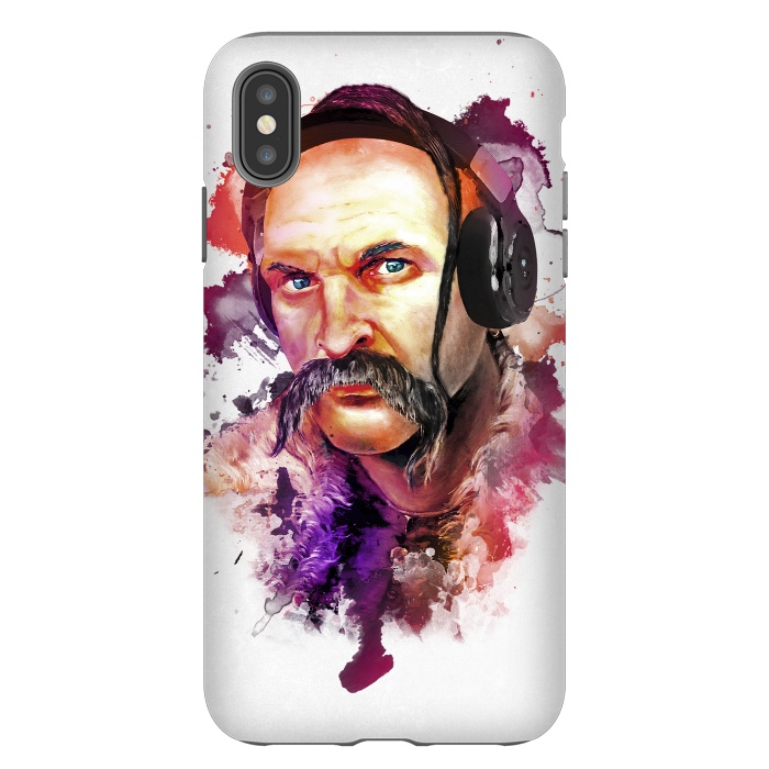 iPhone Xs Max StrongFit Cossack Ivan Sirko listen music by Sitchko