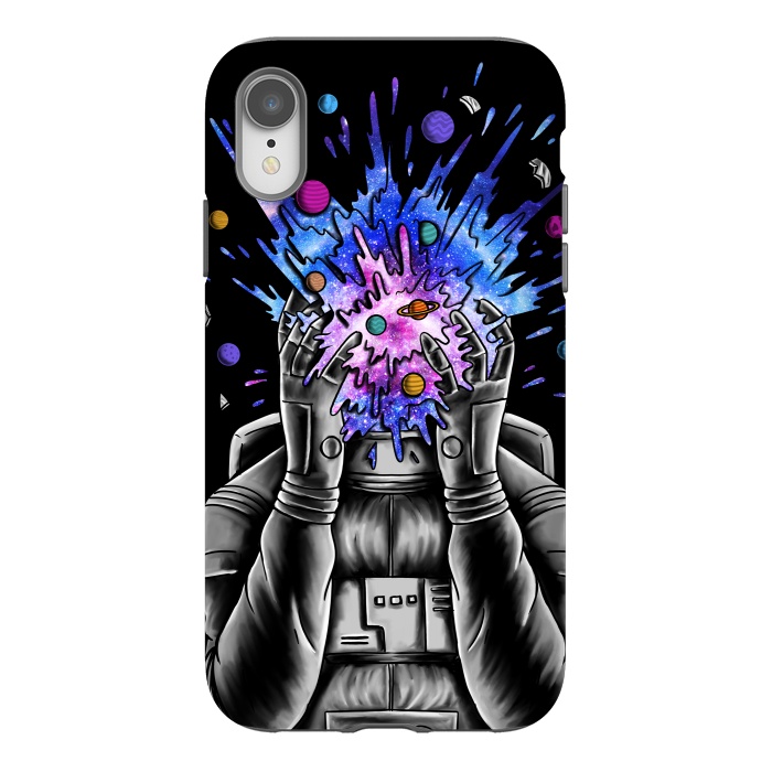 iPhone Xr StrongFit Astronaut Big Bang by Coffee Man