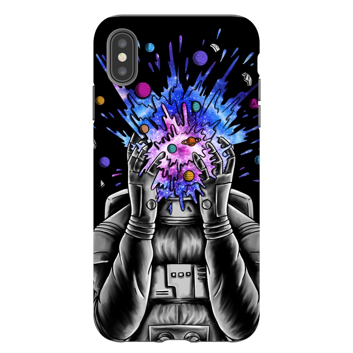 iPhone Xs Max StrongFit Astronaut Big Bang by Coffee Man