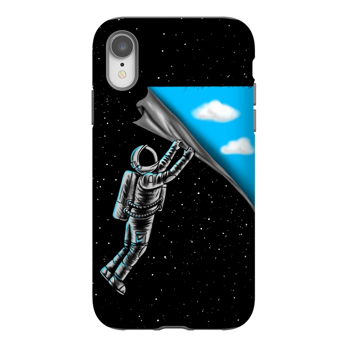 iPhone Xr StrongFit Astronaut open the sky by Coffee Man