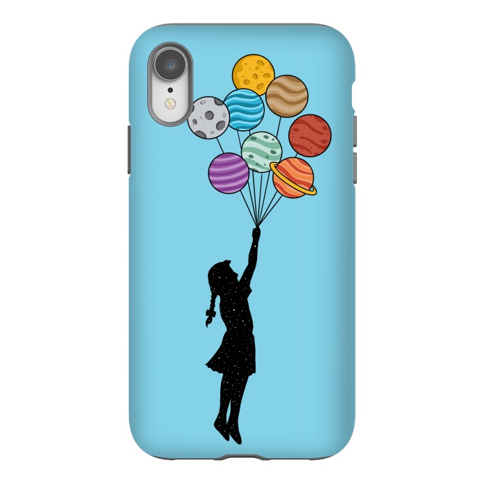 iPhone Xr StrongFit Planets Balloons 2 by Coffee Man