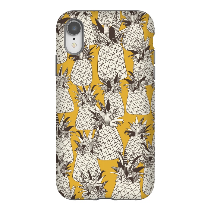 iPhone Xr StrongFit Pineapple Sunshine by Sharon Turner