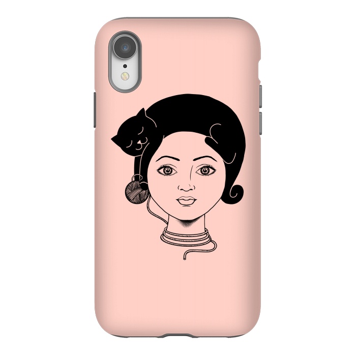 iPhone Xr StrongFit Cat Lady by Coffee Man