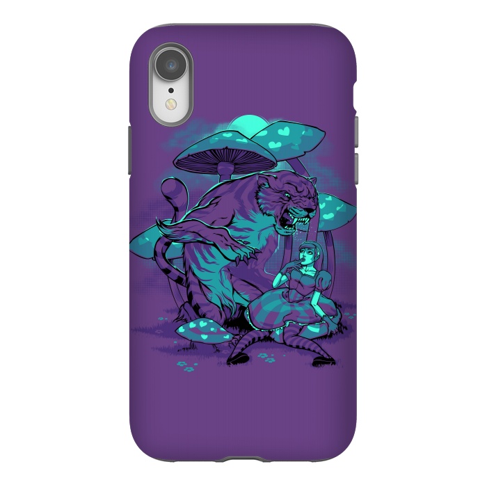 iPhone Xr StrongFit Cheshire Cat by Draco