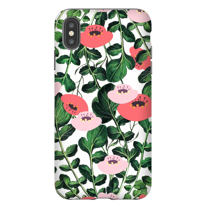 iPhone Xs Max StrongFit Parsnip & Poppies by Uma Prabhakar Gokhale